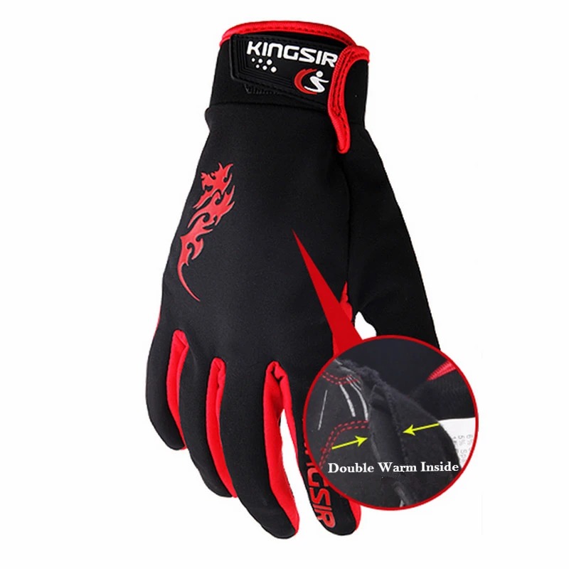 KINGSIR Rękawiczki rowerowe sportowe - obrazek 3