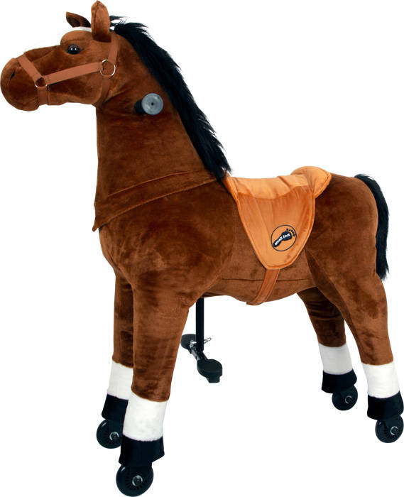 Small Foot 9905 Duży koń na kółkach Błyskawica - obrazek 8