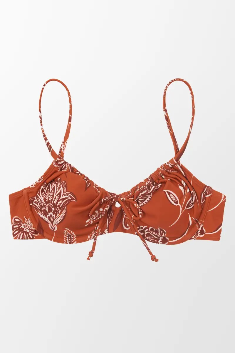 CUPSHE Dwuczęściowe bikini z fiszbinami Boho - obrazek 4