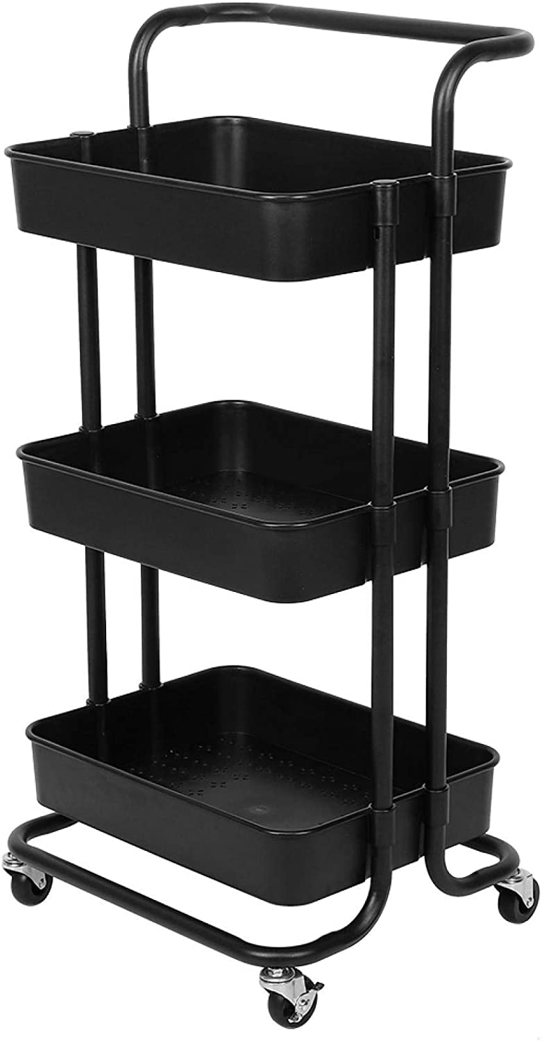 Regał na kółkach z metalową ramą i tworzywa ABS - obrazek 2