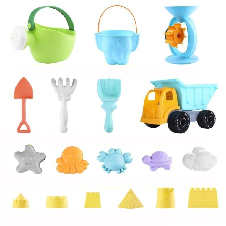 Zestaw zabawek plażowych, do piaskownicy - obrazek 4