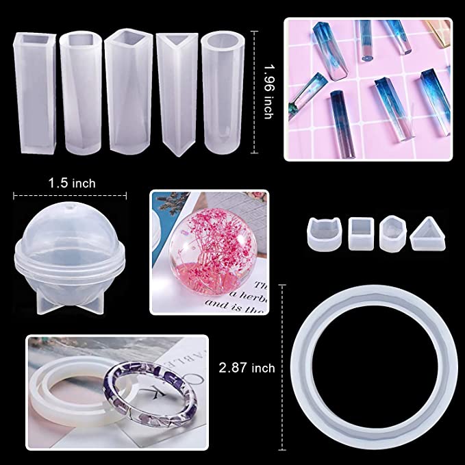 COMIUS SHARP Zestaw form odlewniczych do żywicy 83 elementów - obrazek 4