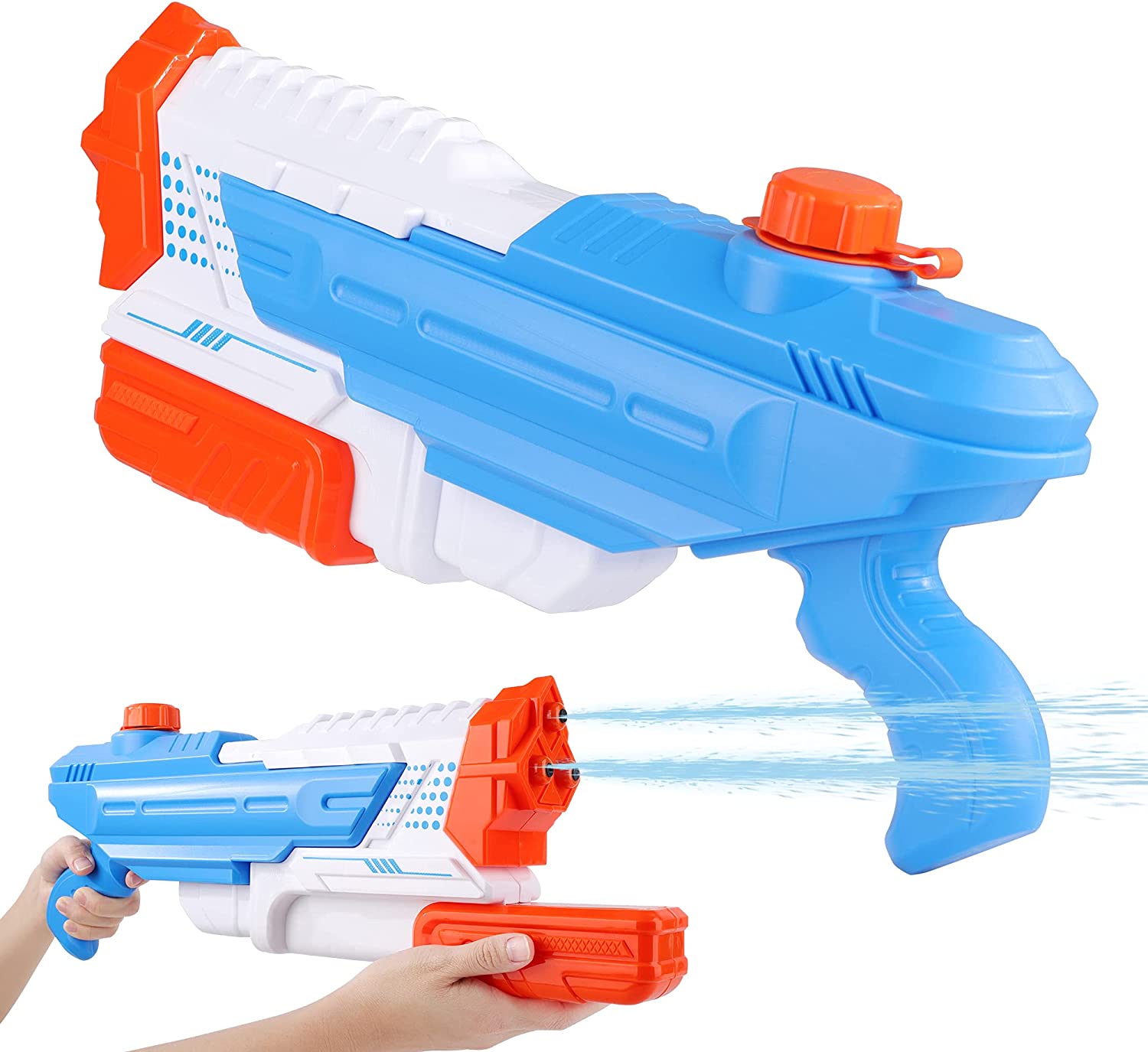 Duży Pistolet na wodę dla dzieci 3 Dysze - obrazek 3