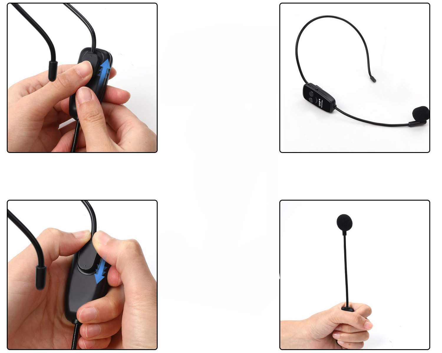 BEZPRZEWODOWY MIKROFON UHF Jelly Comb - obrazek 3