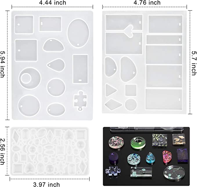 COMIUS SHARP Zestaw form odlewniczych do żywicy 83 elementów - obrazek 2
