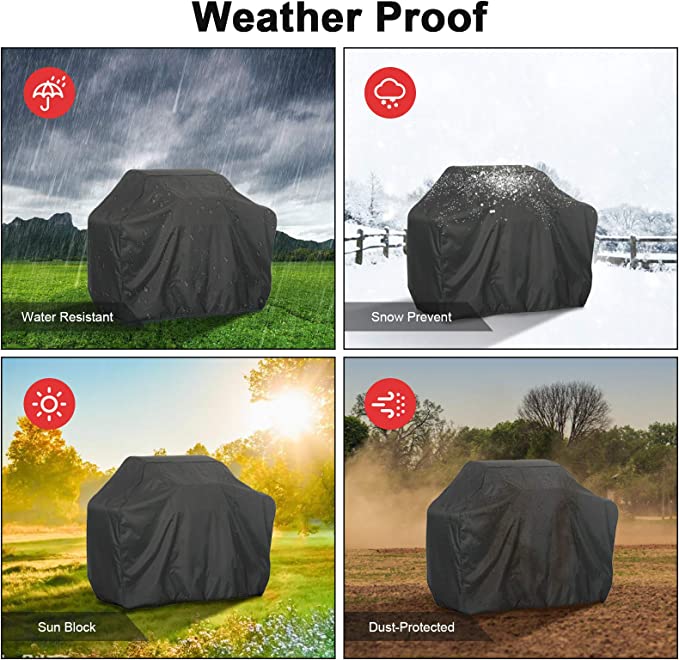 Pokrowiec na grill wodoodporny 147 x 124 x 58cm - obrazek 3