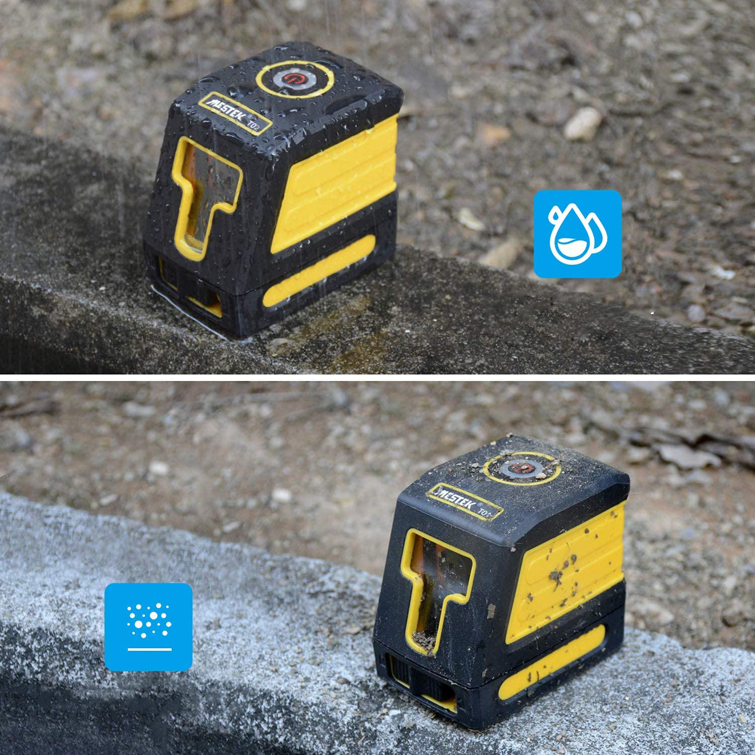 Poziomica Laserowa Samopoziomująca MESTEK T01 - obrazek 6