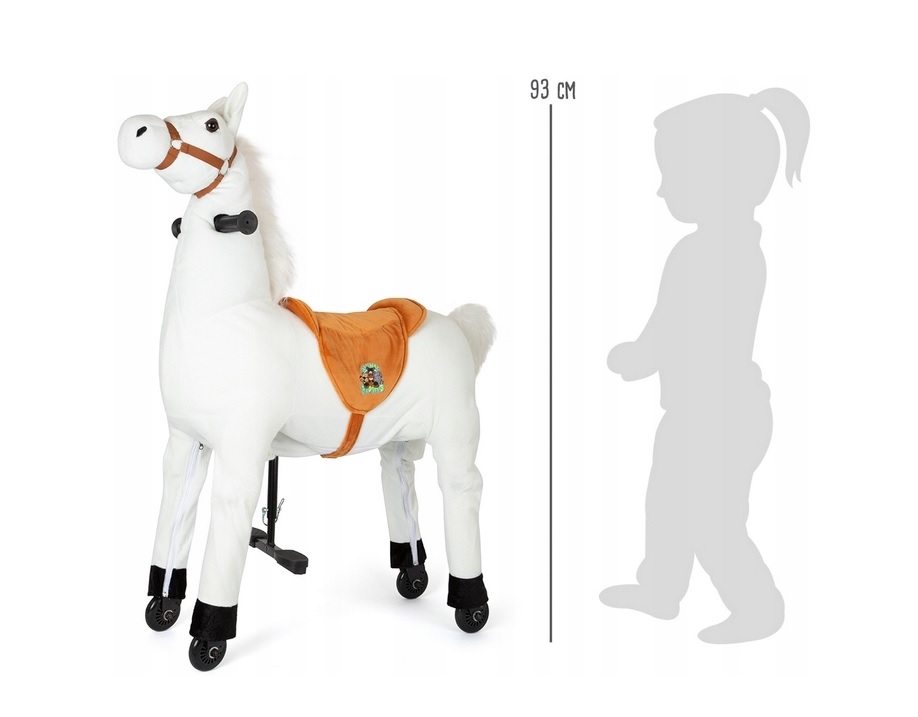 Small Foot 9408 Koń Śnieżynka na kółkach - obrazek 3