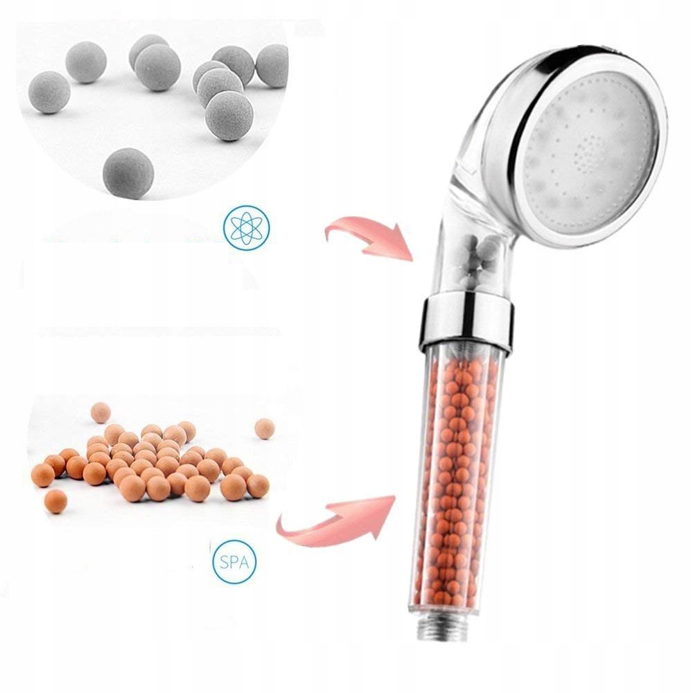 Słuchawka prysznicowa LED z filtrem - obrazek 4