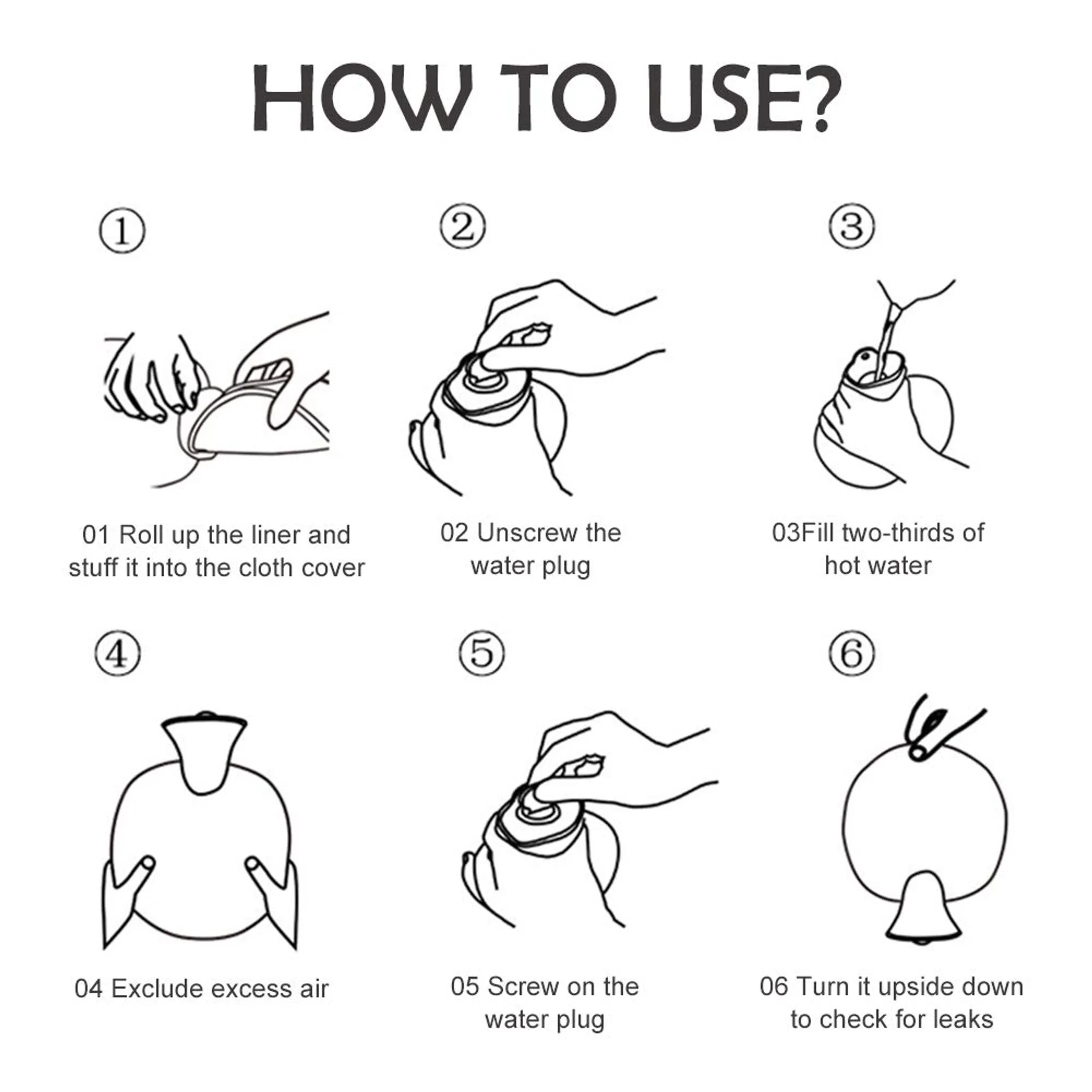 Pluszowy termofor ogrzewacz Królik 300ml - obrazek 6