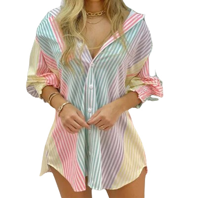 Koszula damska Oversize z Nadrukiem