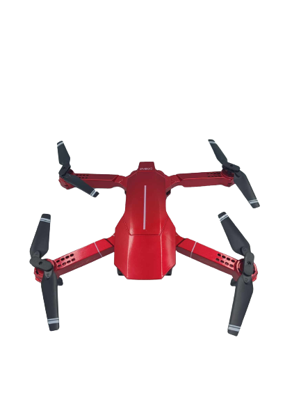 Mini dron E68 Czerwony - obrazek 4