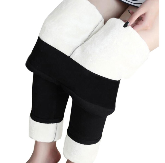 Damskie ocieplane spodnie zimowe z napisem CALIFORNIA - obrazek 3