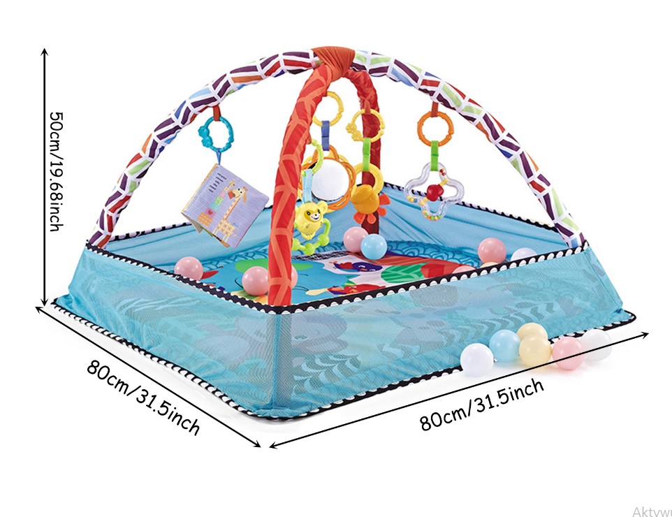 Mata edukacyjna dla niemowląt Wesołe Zwierzątka - obrazek 3