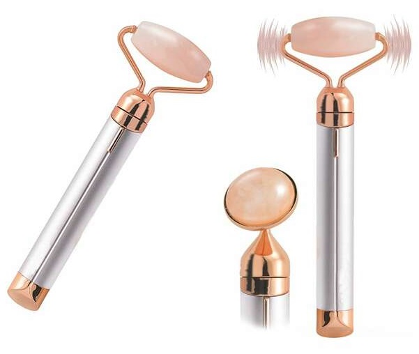 ELEKTRYCZNY MASAŻER DO TWARZY Z DWIEMA GŁOWICAMI - obrazek 2