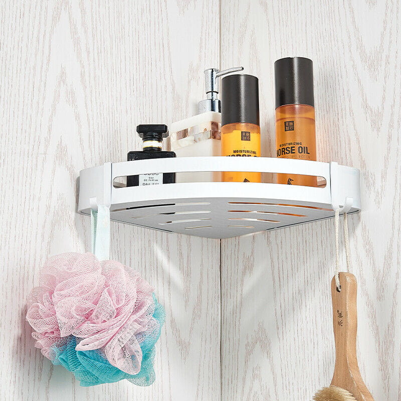 2x Szara półka narożna łazienkowa - obrazek 4