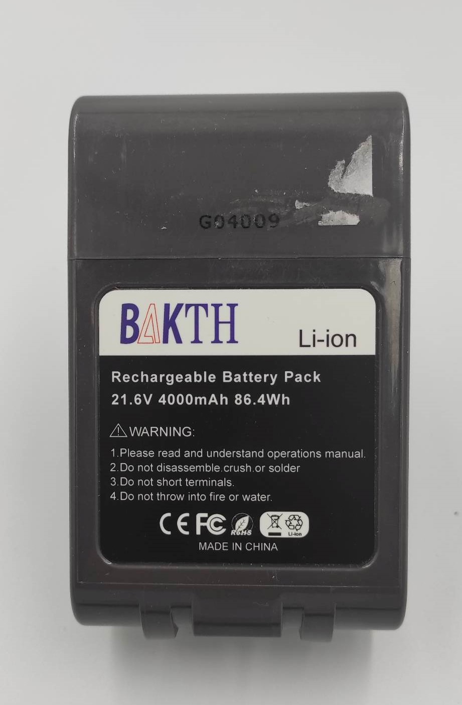 Akumulator do DYSON V6 21,6V 4000mAh - obrazek 4