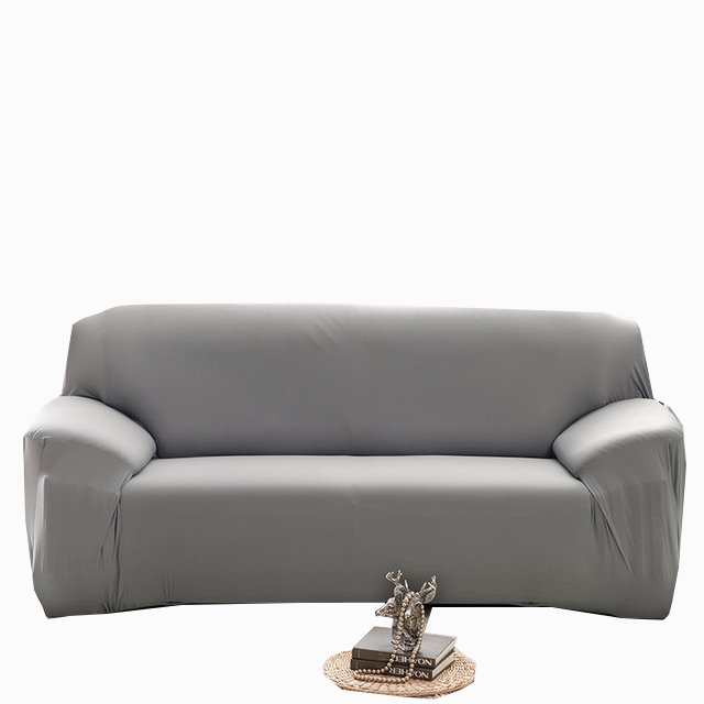 Elastyczny pokrowiec na sofę 145x185cm Jasno szary