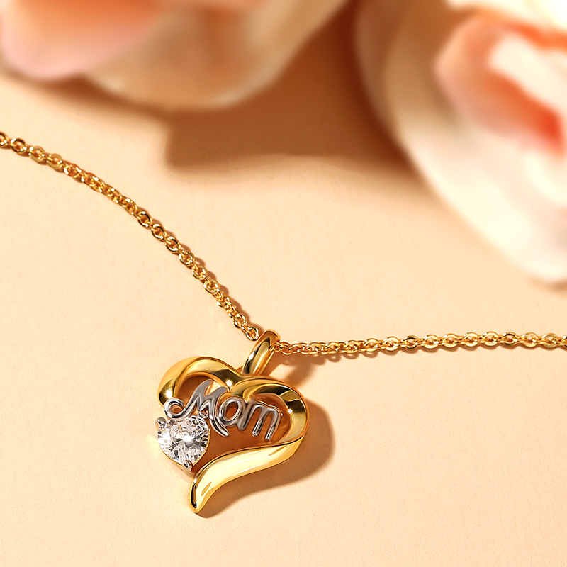 Jeulia Naszyjnik Mama Miłość Serce - obrazek 3