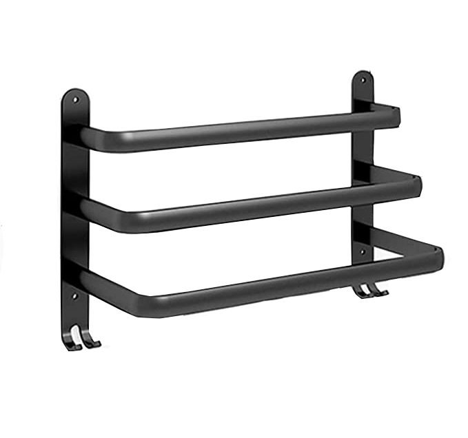 3-częściowy wieszak na ręczniki z haczykami