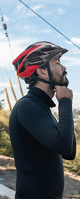 Victgoal Kask rowerowy lakierowany z lampką LED - obrazek 5