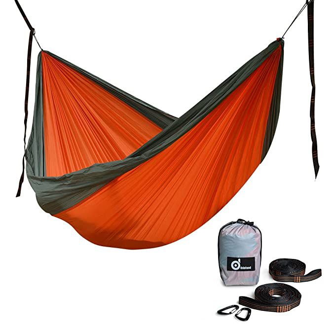 ODOLAND Podwójny hamak kempingowy - obrazek 2