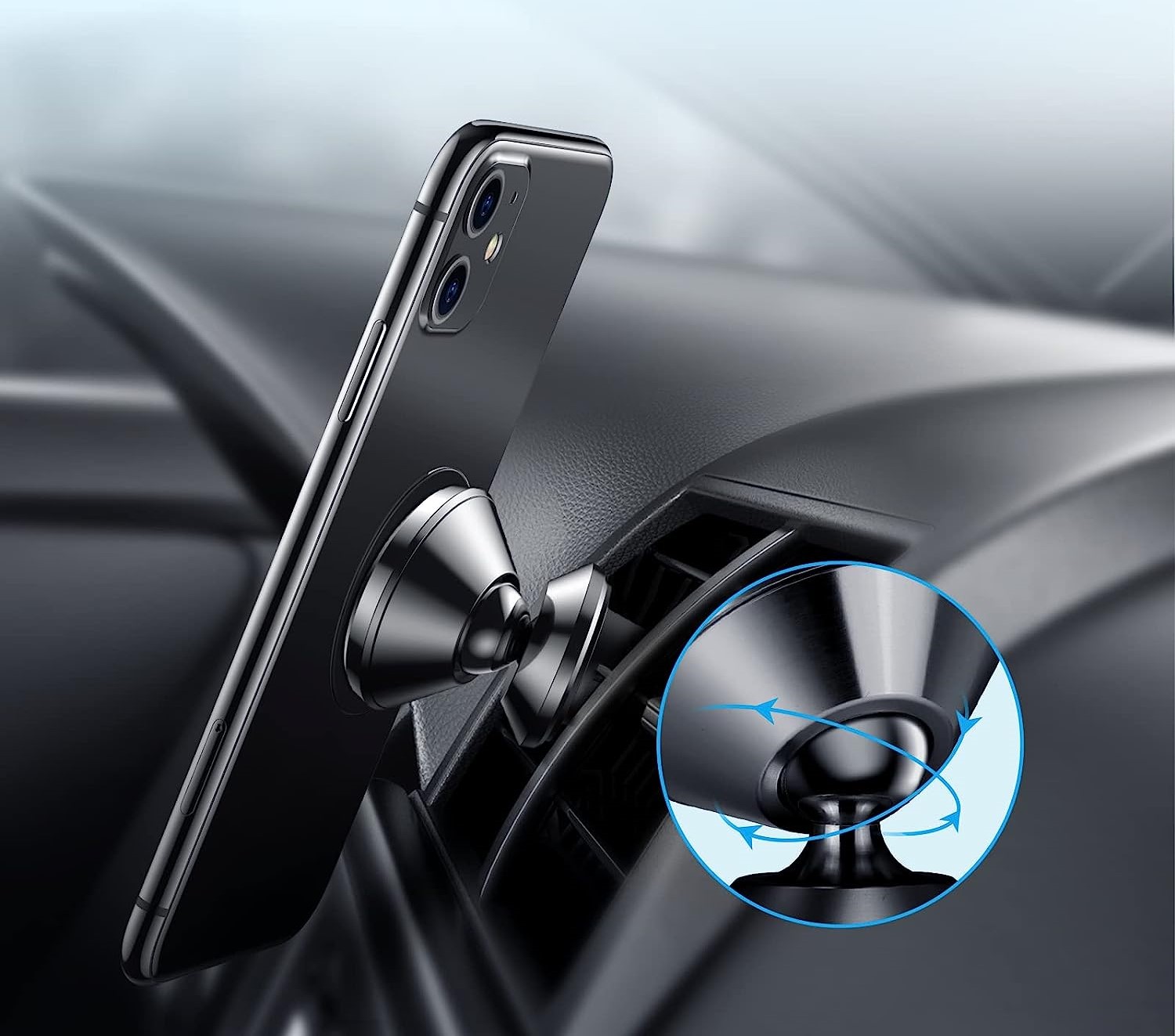 VICSEED mocny magnetyczny uchwyt samochodowy na telefon - obrazek 3