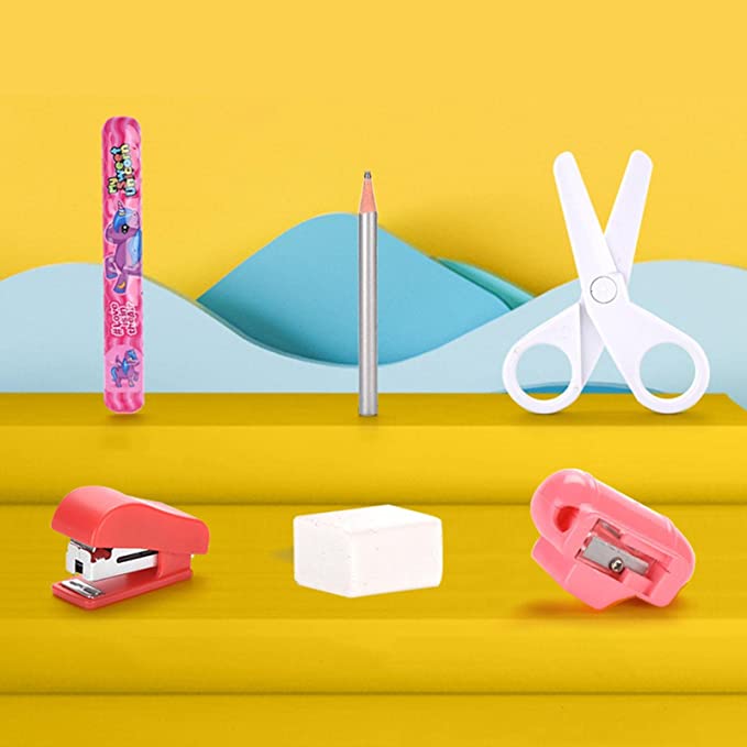 Wysuwany kreatywny zestaw papeterii samolotowej 6w1 - obrazek 6
