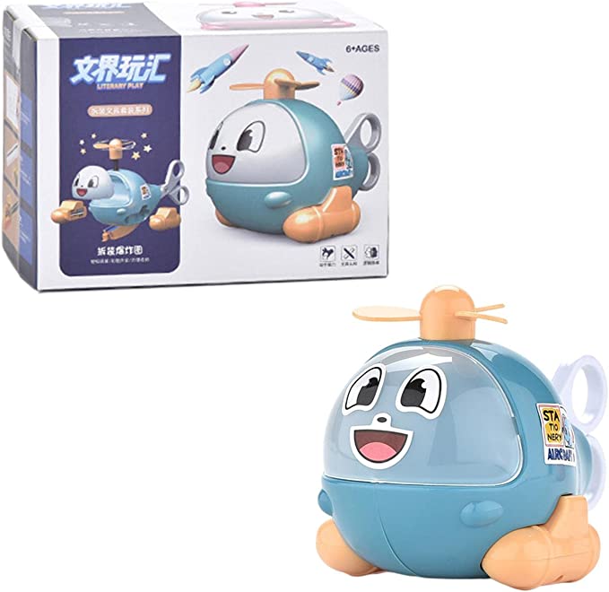 Wysuwany kreatywny zestaw papeterii samolotowej 6w1 - obrazek 5