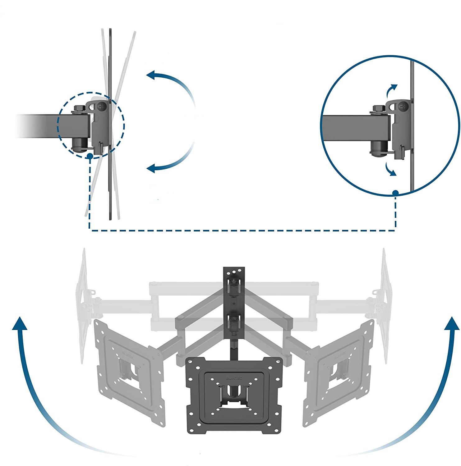 BONTEC TV Uchwyt Ścienny Mount 13-42 " - obrazek 2