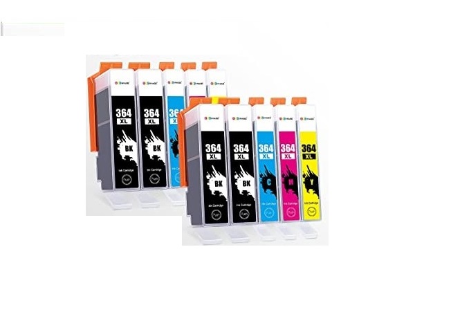 Zestaw 10 tuszy GPC IMAGE 364XL HP