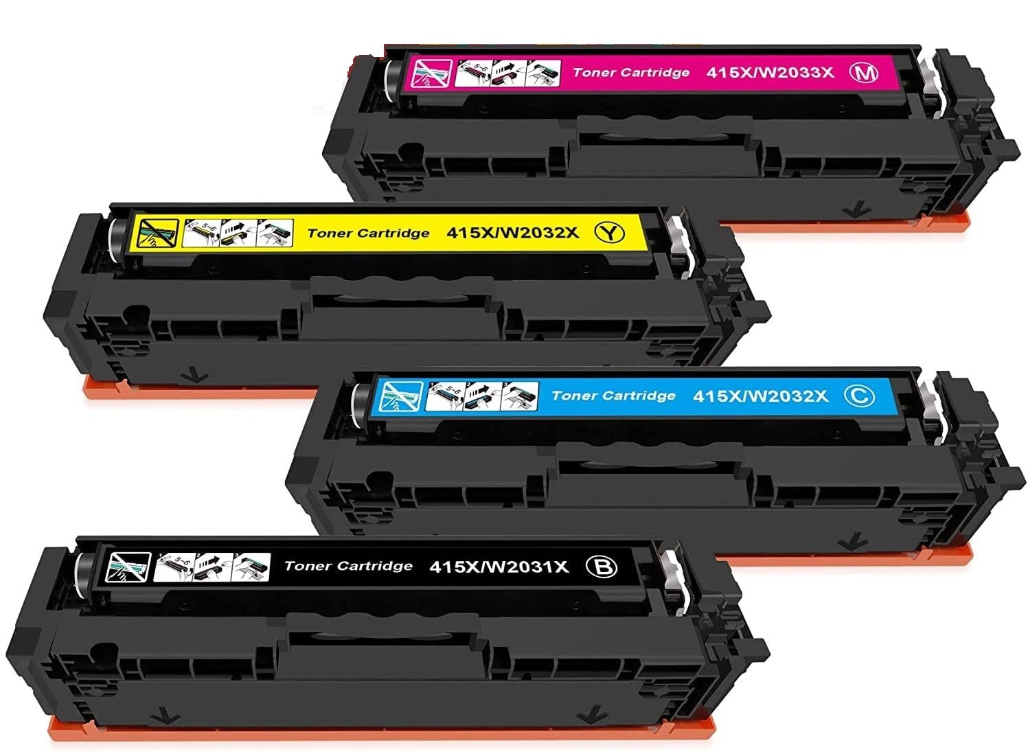 Kingdom zestaw tonerów kompatybilny z HP 415X HP 415A