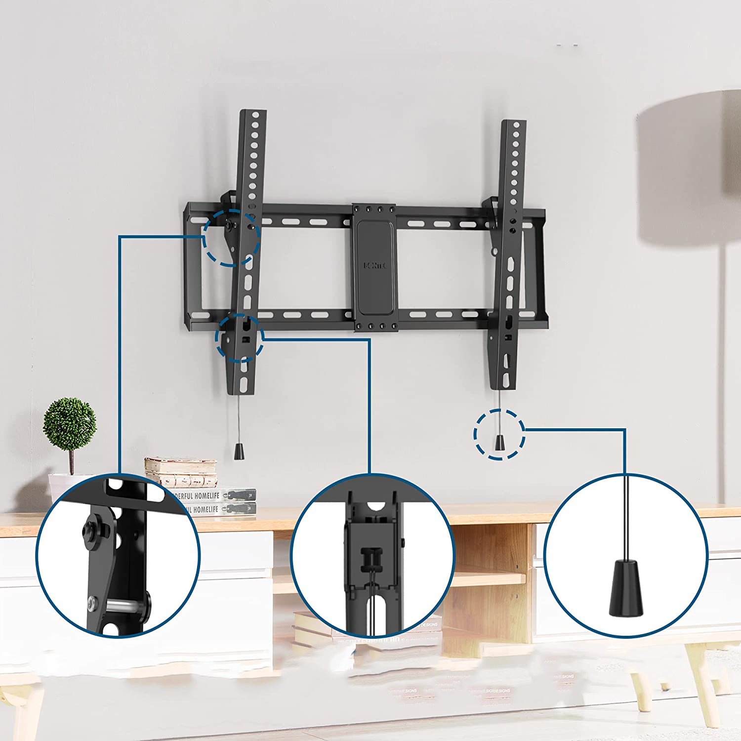 BONTEC Uchwyt ścienny do Telewizora 37-70" 118MB - obrazek 3