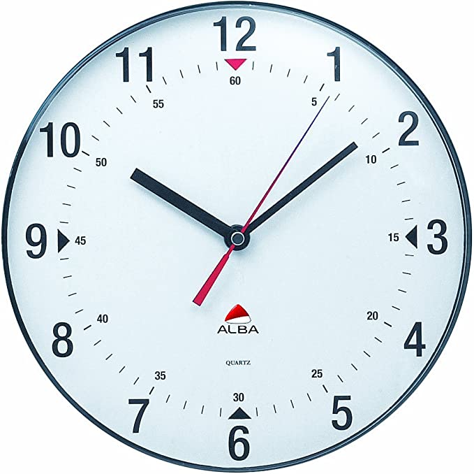 ALBA Klasyczny okrągły zegar ścienny