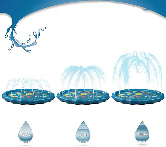 SPRINKLER PLAY MAT Mata wodna zraszacz do zabawy 170cm - obrazek 2