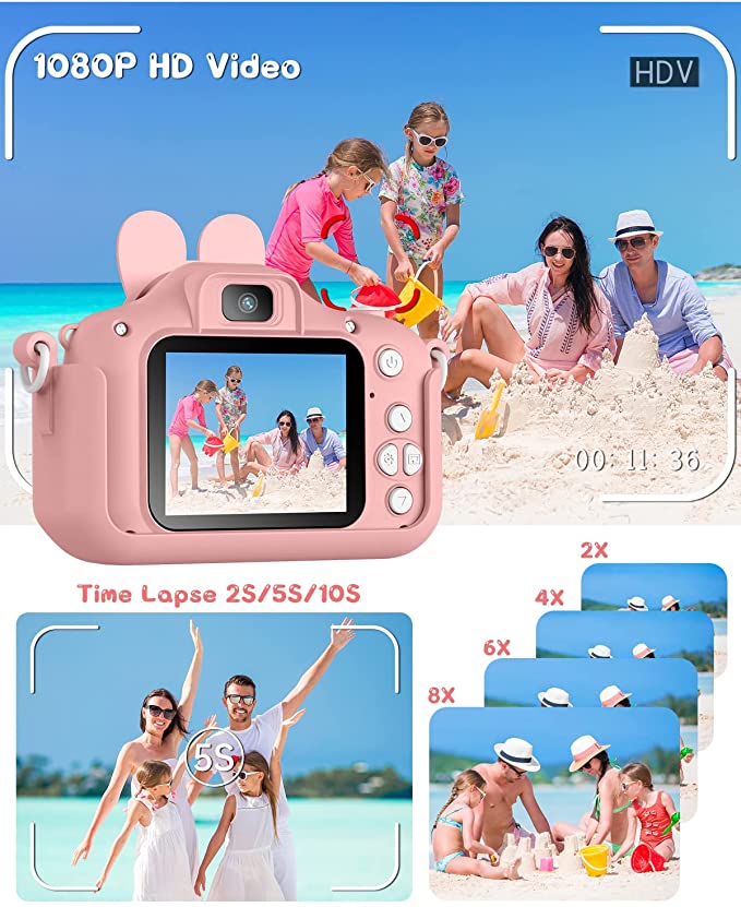 Children's fun Aparat dla dzieci 1080P 32GB - obrazek 3