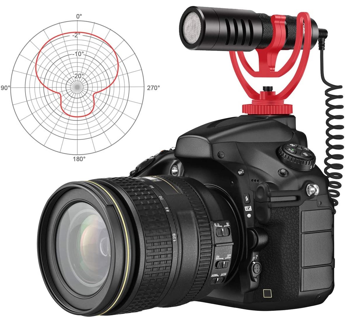 YOTTO Mikrofon kierunkowy do lustrzanki cyfrowej - obrazek 5