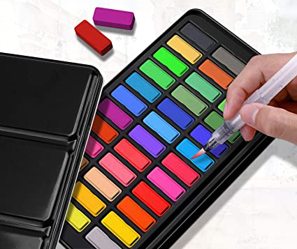 RATEL Zestaw farb akwarelowych 36 kolorów - obrazek 4