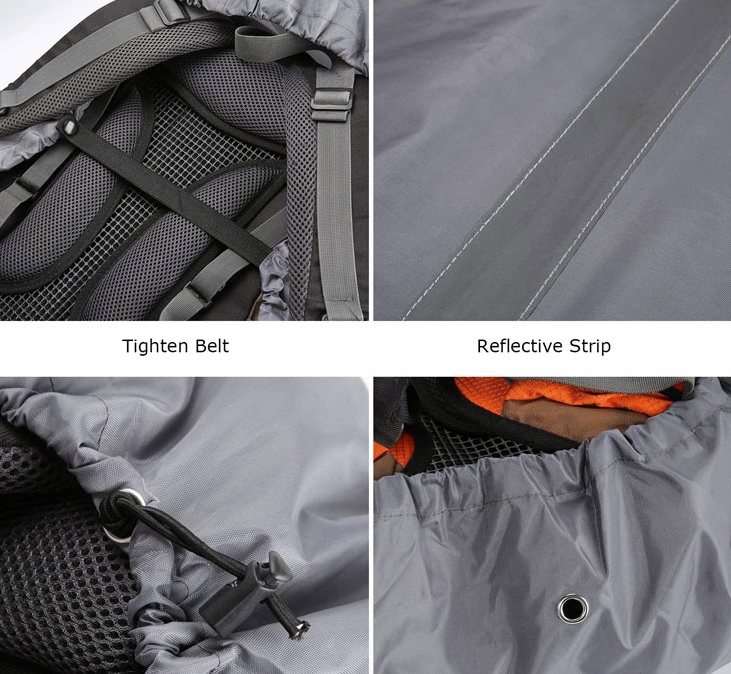 Pokrowiec przeciwdeszczowy na plecak BLUEFIELD - obrazek 4