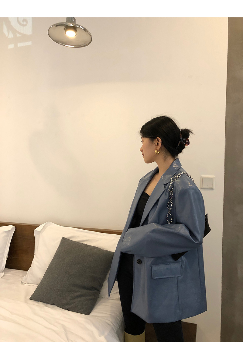 Damska marynarka skóra ekologiczna - obrazek 2