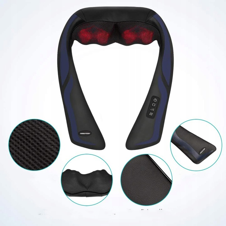 Masażer Karku, Pleców i Szyi Shiatsu Ciepły Masaż - obrazek 5