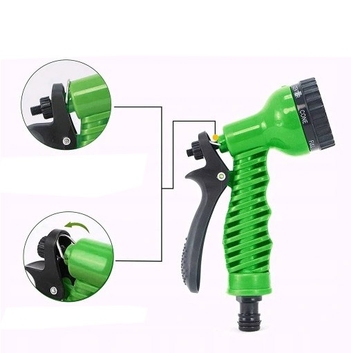 Wąż ogrodowy z prysznicem rozciągliwy - obrazek 3