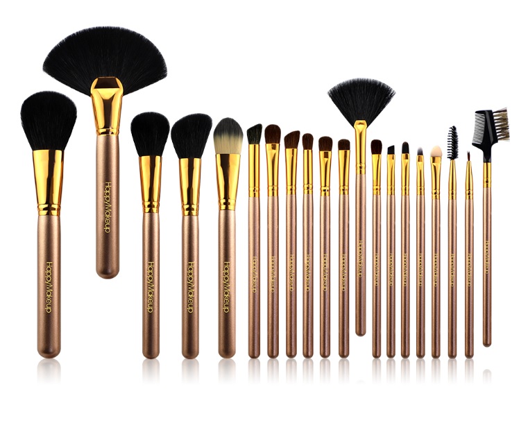 MAKE-UP FOR YOU Zestaw pędzli do makijażu z etui 20szt - obrazek 3