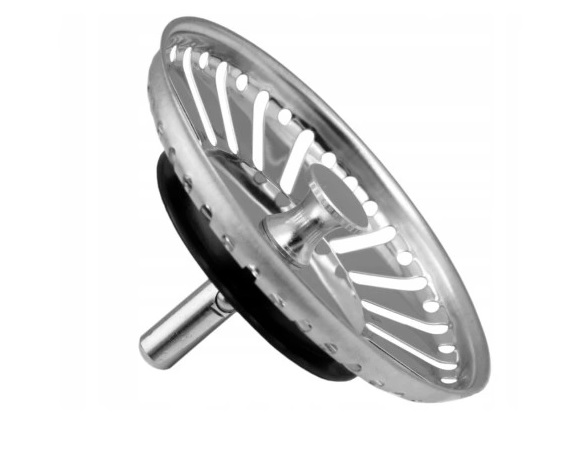 Sitko korek metalowy do zlewu 83mm - obrazek 3