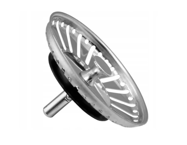 Sitko korek metalowy do zlewu 83mm