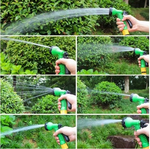 Wąż ogrodowy z prysznicem rozciągliwy - obrazek 2