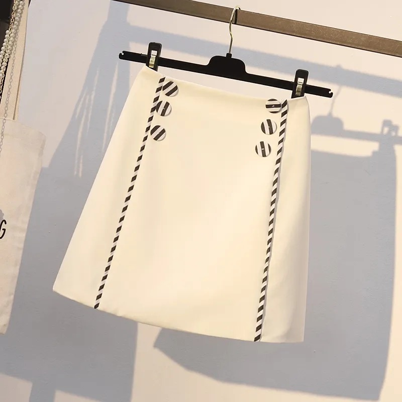 Damski letni komplet w paski - obrazek 2