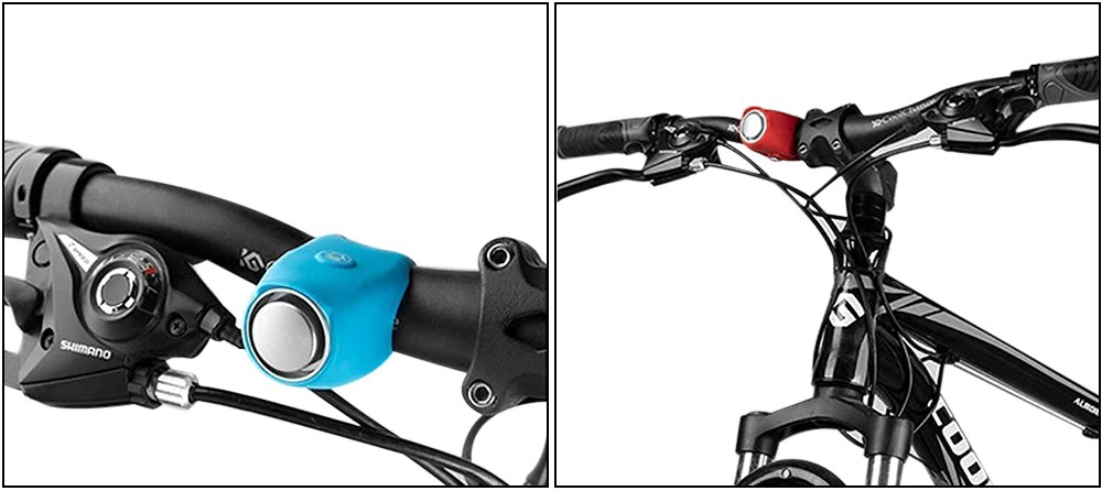 Klakson rowerowy elektroniczny czarny - obrazek 5