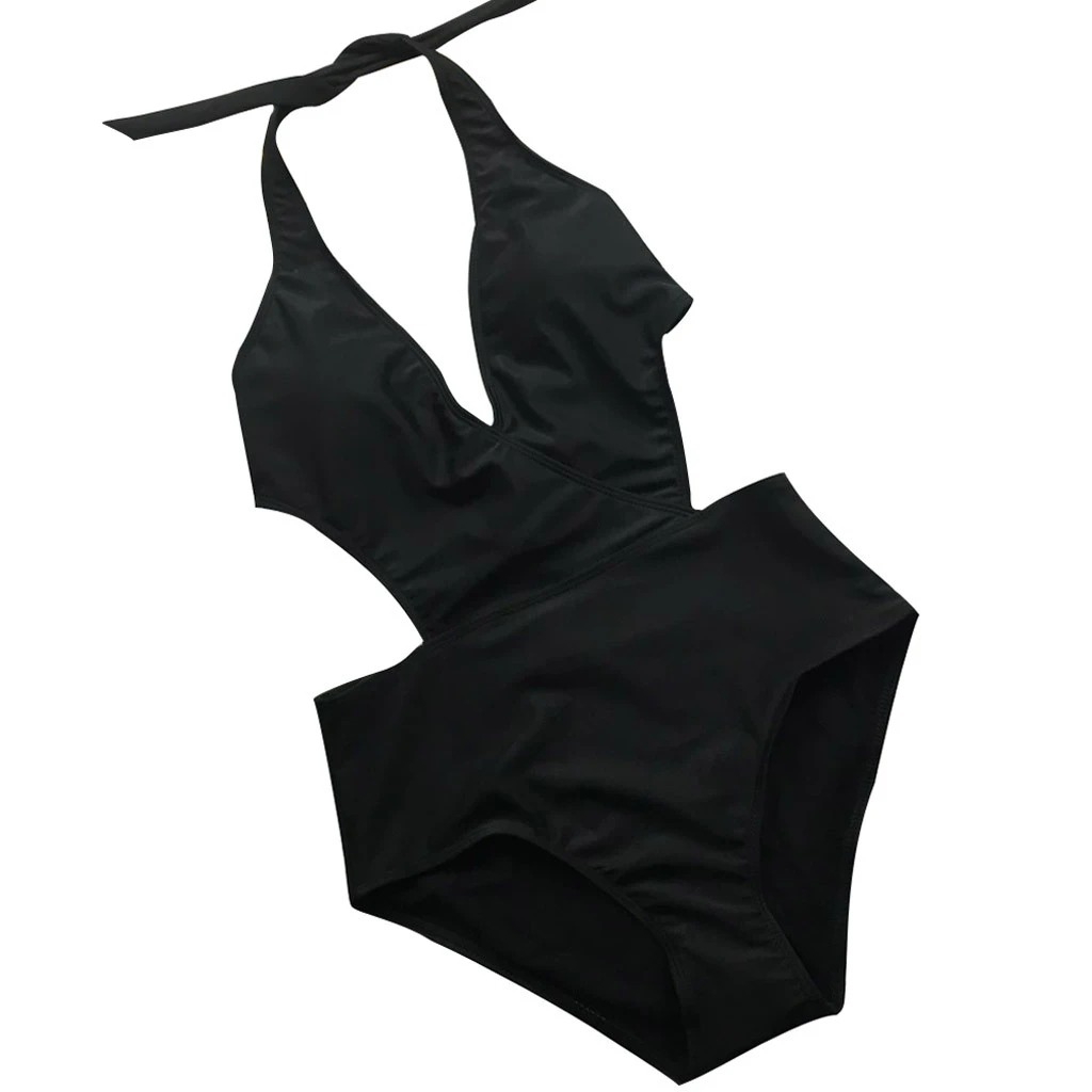 Jednoczęściowy strój kąpielowy czarny