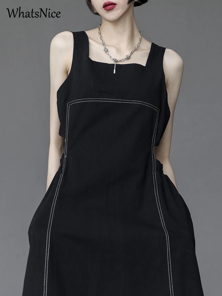 Sukienka z wycięciem w stylu Vintage - obrazek 3